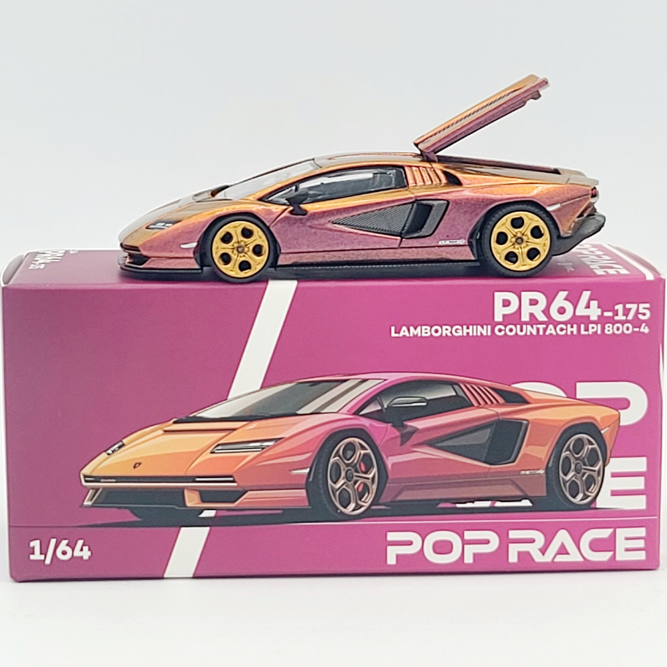 Pop Race Lamborghini Countach LPI 800-4 - 1:64 (2025 Limited Edition)